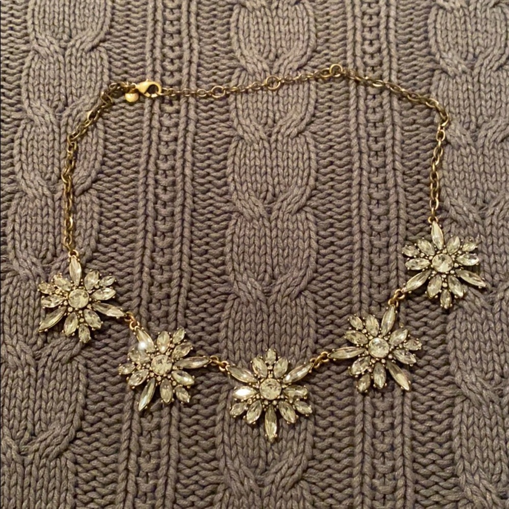 JCrew Crystal Statement Necklace